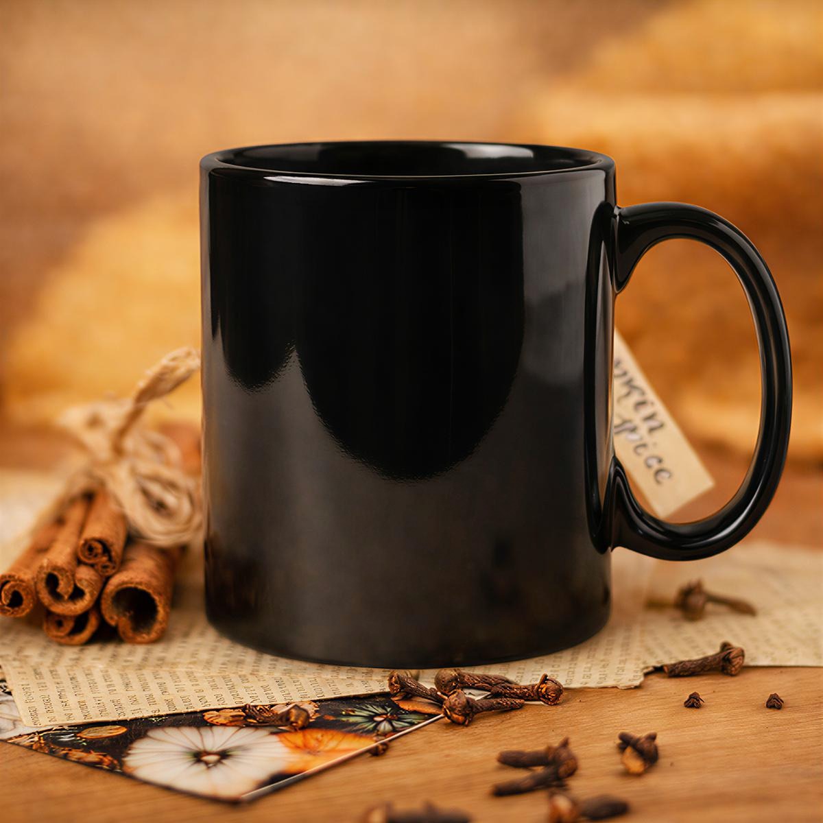Christian 340ml Black Ceramic Mug